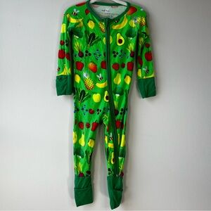 Little Sleepies Baby 6-12M Once Upon a Farm Bamboo One Piece Footies- FLAWED
